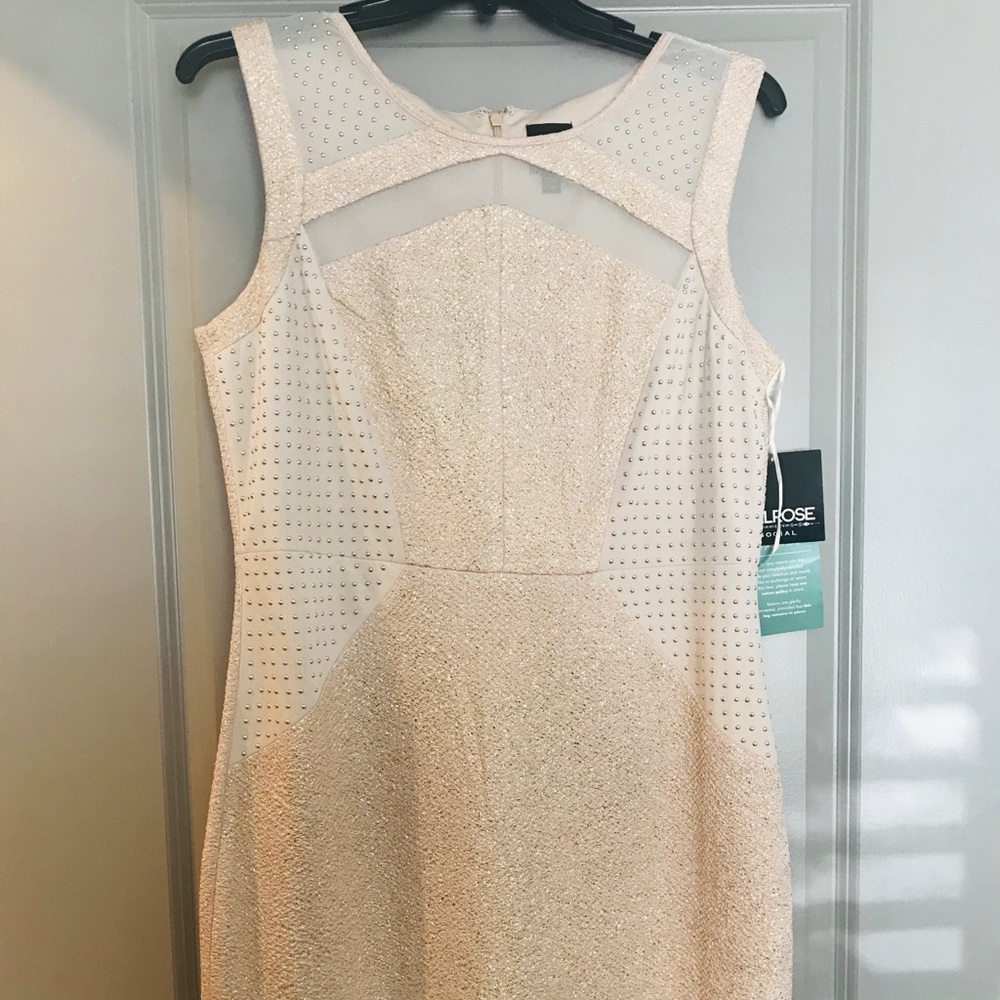 Gold party dress